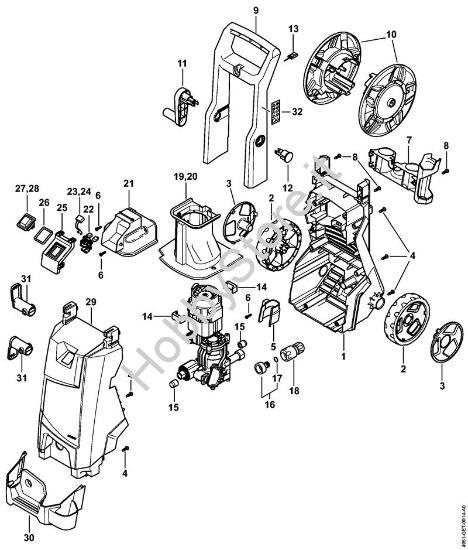 Carrello Idropulitrice elettrica (RE) RE 95 della marca STIHL