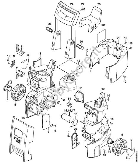 Carrello Idropulitrice elettrica (RE) RE 98 della marca STIHL