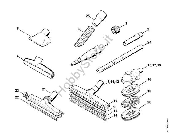 Accessori a richiesta Aspiratori (SE) SE 100 della marca STIHL
