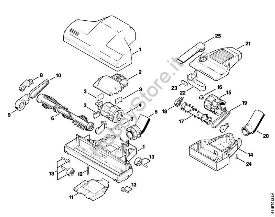 Spazzole aspiratrici a turbina Aspiratori (SE) SE 200 della marca STIHL