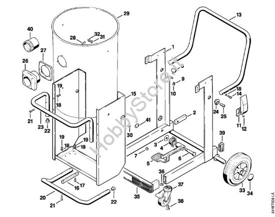 Telaio ribaltabile SE 202 Aspiratori (SE) SE 202 della marca STIHL