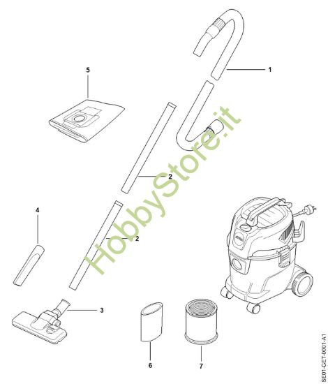 Picture of Attrezzi, accessorio a richiesta SE 33