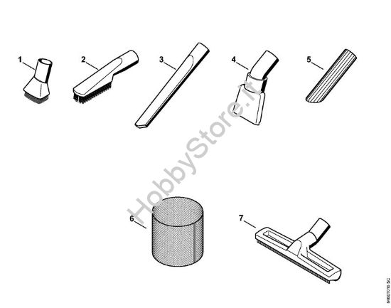 Accessori a richiesta Aspiratori (SE) SE 61 della marca STIHL
