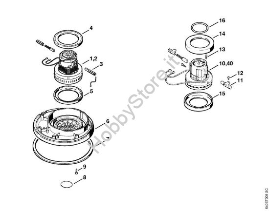 Elettromotore Aspiratori (SE) SE 90 della marca STIHL