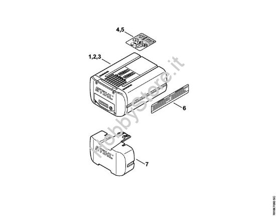 Accumulatore Batterie (AK, AP, AR, AS, PS) AP 115 della marca STIHL