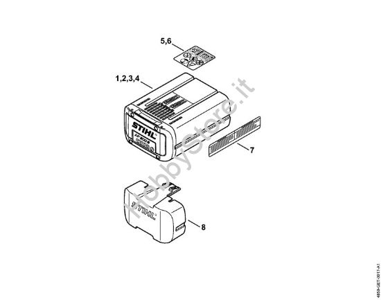 Accumulatore Batterie (AK, AP, AR, AS, PS) AP 300 S della marca STIHL