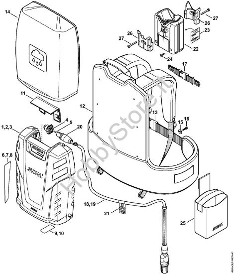Accumulatore Batterie (AK, AP, AR, AS, PS) AR 1000 della marca STIHL