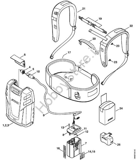 Accumulatore Batterie (AK, AP, AR, AS, PS) AR 900 della marca STIHL
