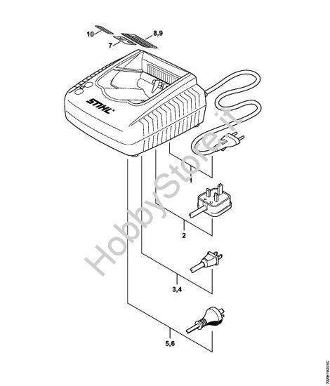 Carica-batterie Caricabatteria (AL) AL 100 della marca STIHL