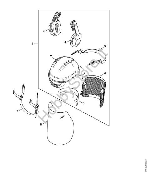 Set casco FUNCTION Basic Protezioni del capo Set di elmi FUNCTION Basic della marca STIHL