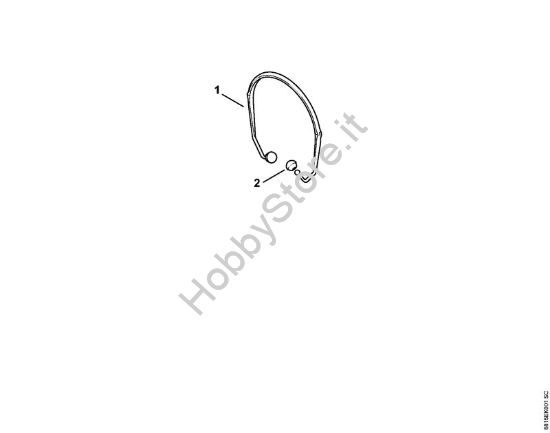 Cerchietto con tappi auricolari Protezioni per vista e udito Cerchietto con tappi auricolari della marca STIHL