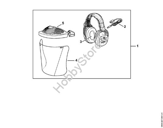 Cuffia auricolare DYNAMIC BT-PC Protezioni per vista e udito Cuffia auricolare DYNAMIC BT-PC della marca STIHL