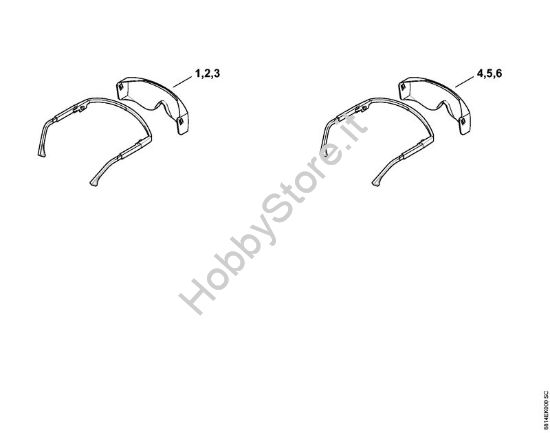 Occhiali di sicurezza ASTROSPEC Protezioni per vista e udito Occhiali di sicurezza ASTROSPEC trasparenti della marca STIHL