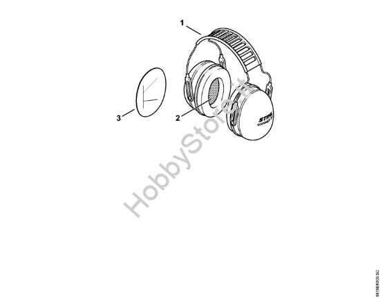 Cuffia auricolare CONCEPT-24 Protezioni per vista e udito XXX Concept 24 della marca STIHL
