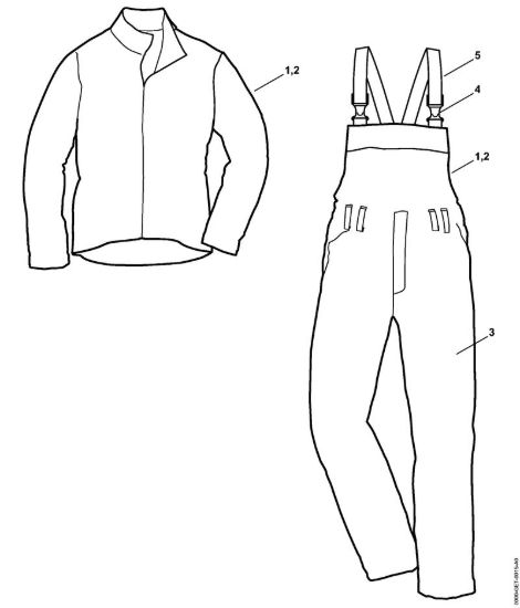 Salopette e pantaloni da lavoro ADVANCE Toppe, Bretelle - della marca STIHL