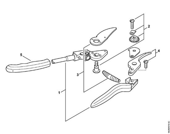 Cesoia da giardinaggio F10 Forbici Cesoia da giardinaggio F10 della marca STIHL