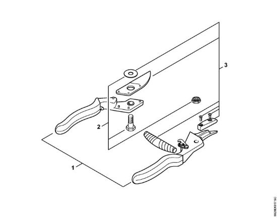 Cesoia da giardinaggio F31 Forbici Cesoia da giardinaggio F31 della marca STIHL