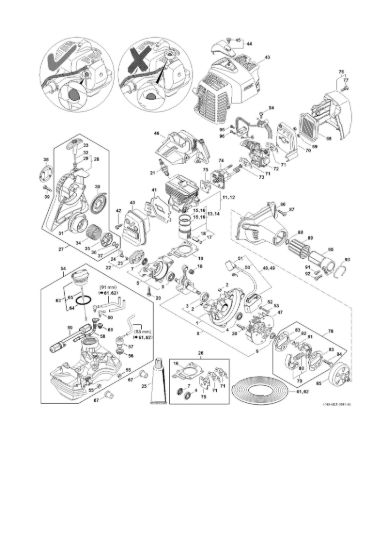 Picture of Gruppo propulsore dalla Numero di matricola 517062976 SP 92 C-E