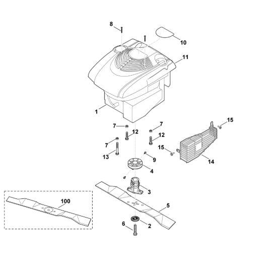 Picture of E - Motore, lama MB 2 RT