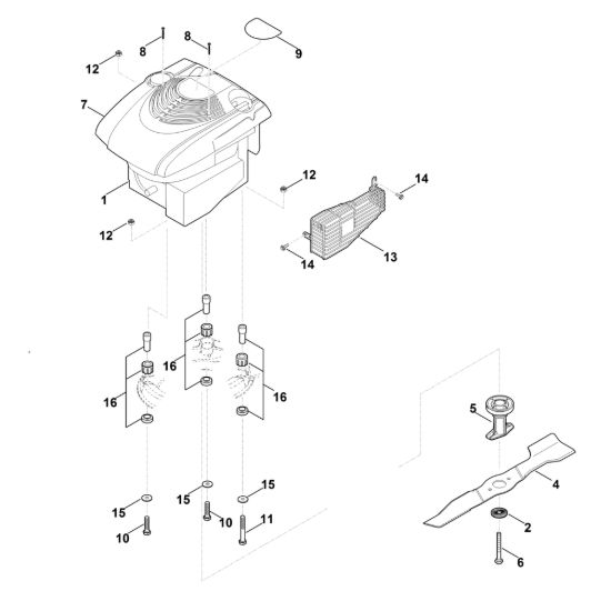 Picture of D - Motore, lama MB 3.1 RC