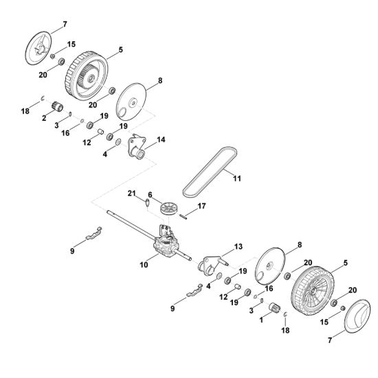 Picture of C - Asse anteriore, Cambio MB 4.0 RT