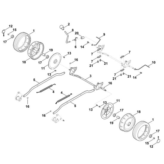 Picture of D - Regolazione altezza asse posteriore MB 4.1 RTP