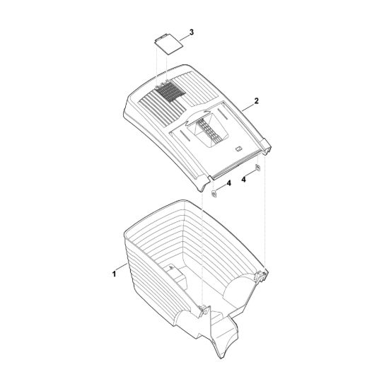 Picture of E - Cesto raccolta erba MB 443.0