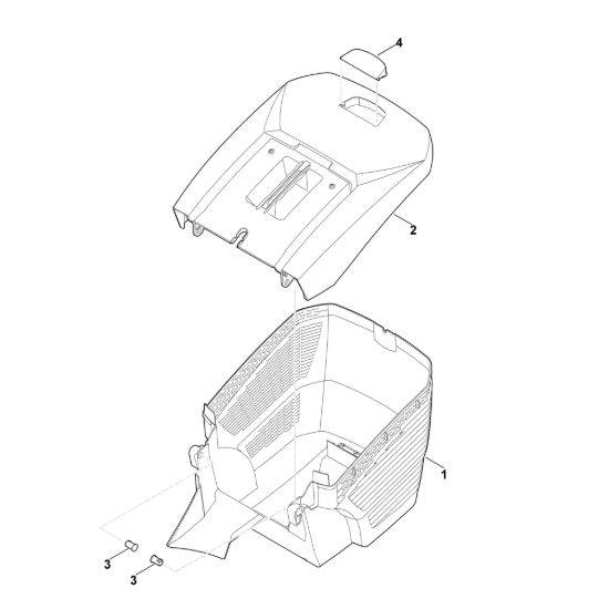 Picture of E - Cesto raccolta erba MB 448.1 T