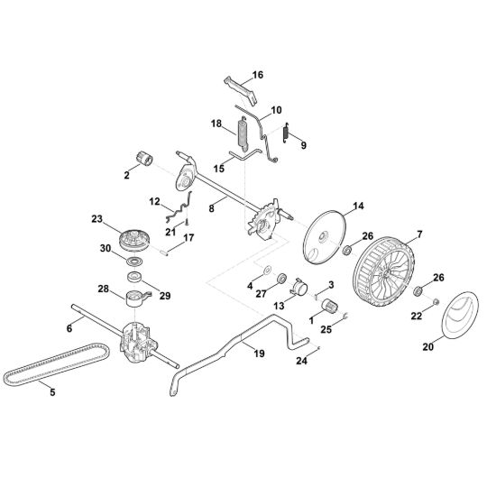 Picture of C - Regolazione altezza asse posteriore MB 448.1 VC