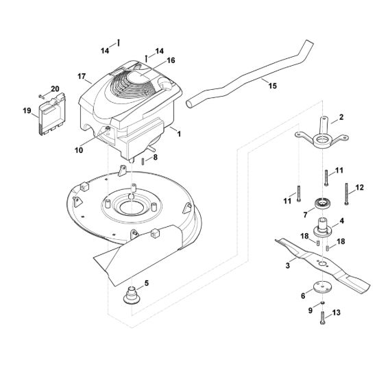 Picture of D - Motore, lama MB 6 RH