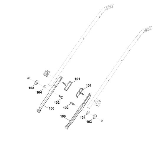 Picture of B1 - Parte inferiore manubrio MB 650.0 TK