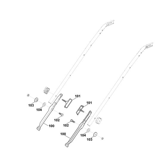 Picture of B1 - Parte inferiore manubrio MB 650.0 VE