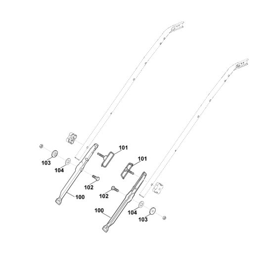Picture of B1 - Parte inferiore manubrio MB 650.0 VR