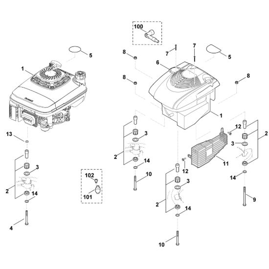 Picture of H - Motore MB 655.0 GS