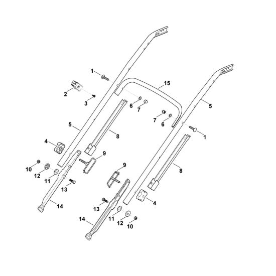 Picture of B - Parte inferiore manubrio MB 655.0 V