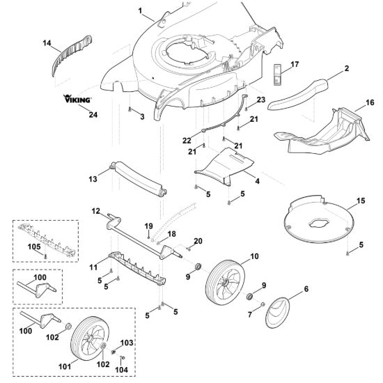 Picture of D - Scocca, asse anteriore MB 655.0 V