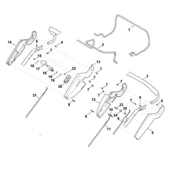Picture of A - Parte superiore manubrio MB 655.1 V