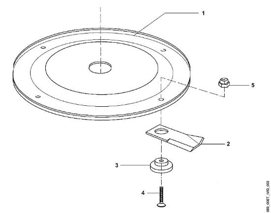 A - Disk Cut Parti accessorie Disk Cut della marca Viking