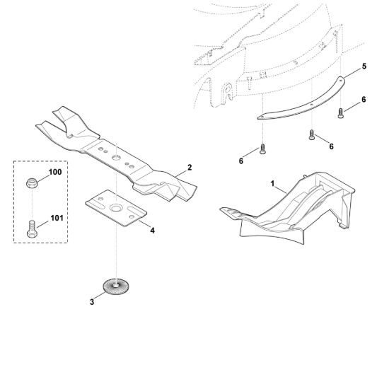 Picture of A - Kit mulching Kit 545
