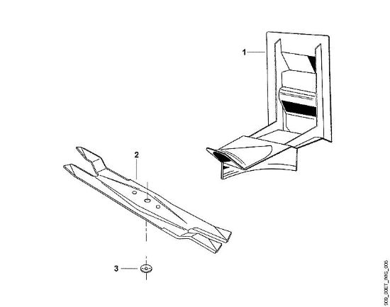 A - Kit mulching Parti accessorie Kit 55 M della marca Viking
