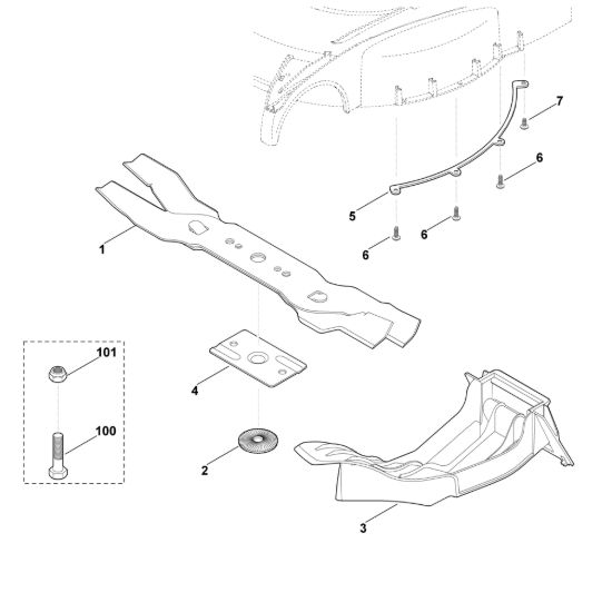 Picture of A - Kit mulching Kit 655
