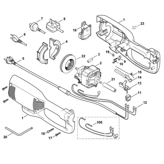 Picture of A - Elettromotore HEL 700 K