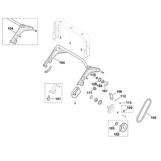 Picture of E1 - Asse posteriore, Trazione LB 540