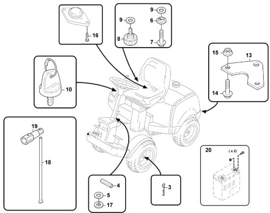 Picture of O - Parti accessorie MF 860