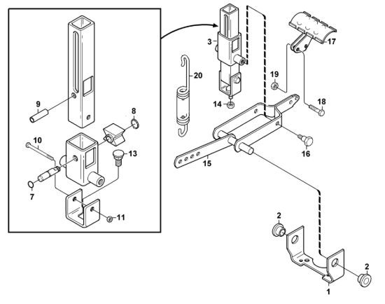 Picture of D - Dispositivo di sollevamento MF 880