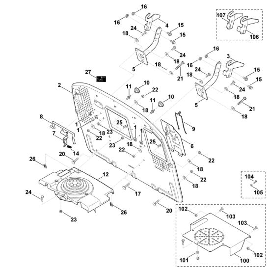 Picture of H - Parete posteriore MT 5097.0