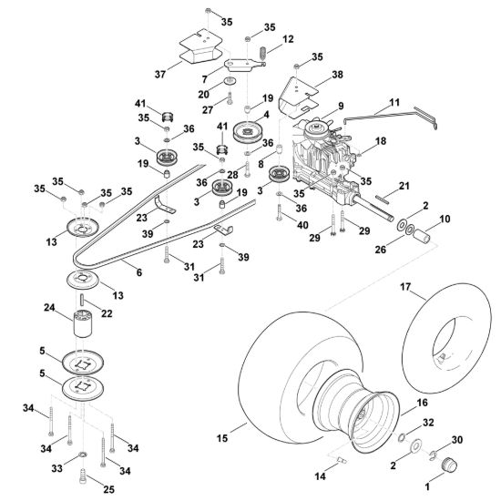 Picture of J - Cambio, ruota posteriore MT 5097.0