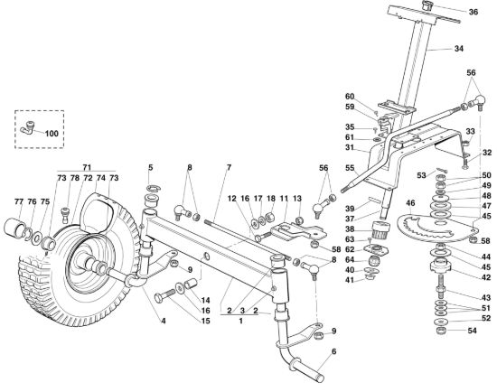 Picture of C - Sterzo MT 545 L