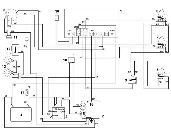Picture of K - Schema elettrico MT 545 L