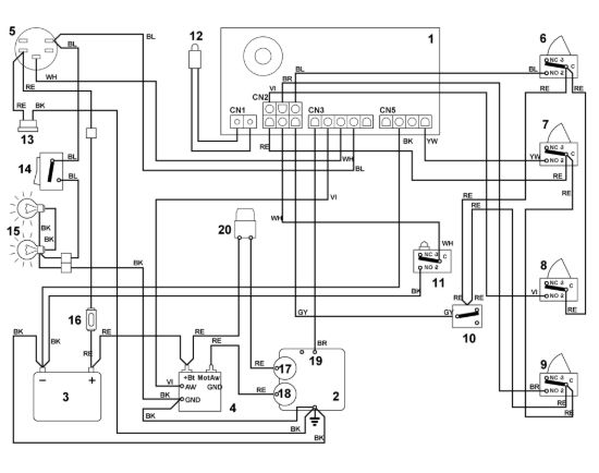 Picture of M - Schema elettrico MT 585